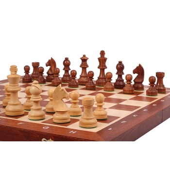 Tournament No 5 German Knight Golden Chess Set